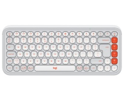 Logitech POP Icon Keys US tastatura bela -3