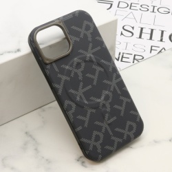Magsafe Futrola monogram za iphone 15 (6.1) crna ( F125071 )