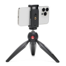 Manfrotto mkpixiclmii-bk tripod mini clamp mii bk w/phone-5