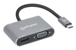 Manhattan 130691 usb-c - vga/hdmi/usb 3.0/pd 87w  Docking station -6