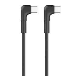 Maxlife MXUC-09 kabl sa uglom (USB -C) 1m 60W crni ( 21288 )