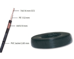 Maxpro line Kabl RG174+2x0.5 CU 100m STAR