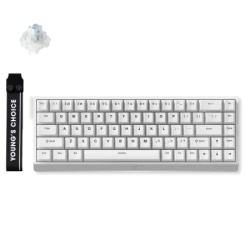 McHose Ace 68 White No RGB/Ice Blue Magnetic switch Gaming tastatura