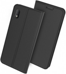 MCLF12-SAMSUNG Note 10 Plus Futrola Leather Luxury FLIP Black - Img 1