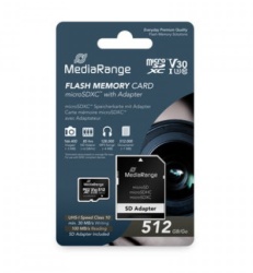 Mediarange germany memorijska kartica 512gb micro sdxc/uhs-1/+adap c10/mr947 ( MCMR947/Z )