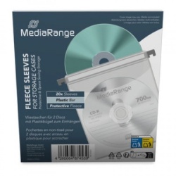 Mediarange omot za cd za 2 diska providan sa plasticnim drzacem box63 ( GPP63/Z )