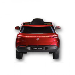 Mercedes EQA 250 - Crveni - Dečiji automobil na akumulator sa kožnim sedištem i mekim gumama - Img 5