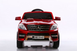 Mercedes ML 350 Licencirani auto na akumulator sa kožnim sedištem i mekim gumama - Crveni - Img 3