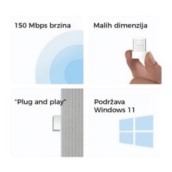 Mercusys Wi-Fi USB nano adapter   ( Mercusys-MW150US )-3