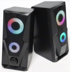 Microlab B-27 Stereo zvucnici black, 10W RMS (2 x 5W), USB power, 3,5mm RGB - Img 3