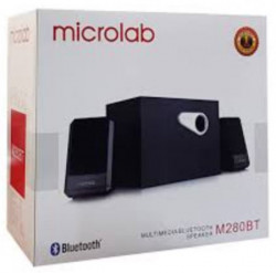 Microlab M280BT Aktivni drveni zvucnici 2.1 42W RMS(26W, 2x8W) SD, USB, BLUETOOTH , 3.5mm - Img 3