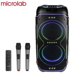 Microlab pt1000pro 500w,bluetooth, LED,21700/11.1v/10500 mah,tsw,aux,FM,USB/tf+mik karaoke zvucnik