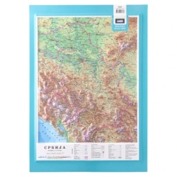 Mount everest reljefasta mapa a3 srbija ( B2C06899 )