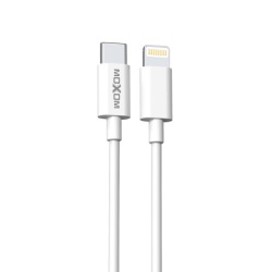 Moxom Usb data kabal mx-cb127 type c na lightning pd 30w 20cm beli ( U2135 )-1