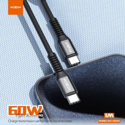 Moxom Usb data kabal mx-cb235 pd 60w type-c na type-c 1m crni ( U2081 )-3