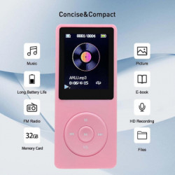 MP3 Player Bluetooth 32GB pink 600691 - Img 3