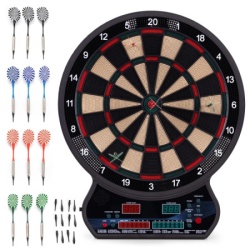 Multigarden elektronski pikado 42 cm sa lcd ekranom, 27 igara, set sa 12 pikada ( ap-607 )