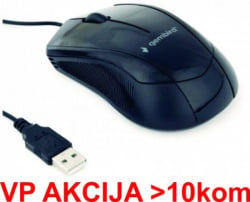 MUS-3B-02 ** Gembird Opticki mis 1000Dpi 3-button black 105mm USB (221) - Img 4