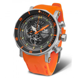 Muški vostok europe chronograph lunokhod 2 pro diver perpetual calendar alarm narand ( ym86/620a506 ) - Img 1