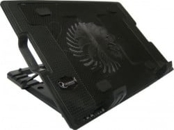 N2000IV** Gembird hladnjak za laptop, 15-17" 180mm Fan-CONTROL, 2xUSB, 365x265mm, Ergo Stand(591) - Img 1