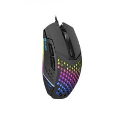 Natec Fury Battler optical mouse 500-6400 DPI, maximum acceleration 12 G, RGB LED black ( NFU-1654 )  - Img 2