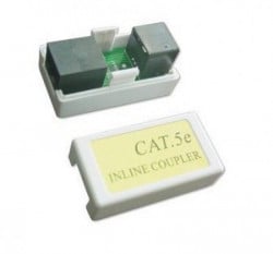 NCA-LC5E-001 Gembird Cat.5E LAN coupler white Spojnica za kabl RJ-45 (alt. TA-350) - Img 2