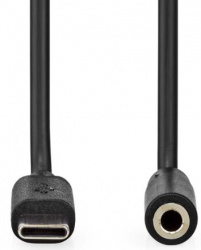Nedis ccgl65960bk10 adapterski kabl sa usb-c na 3,5mm mu&#353ki sa 4-pinom, 1m - Img 3