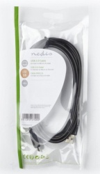 Nedis CCGP60880BK20 micro USB kabl 2.0, 480Mbps, 2m, okrugli