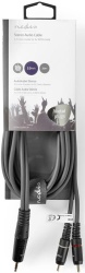 Nedis COTH22200GY30, Stereo audio kabl, 3,5 mm muški, 2x RCA muški, Niklovani, 3,00 m