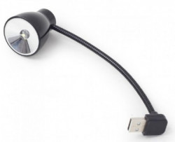 NL-02 Gembird USB notebook LED light, black - Img 1