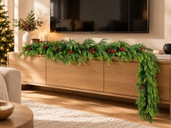 Novogodišnja girlanda Berry Pine 180 cm ( LOW-BEP-180 )