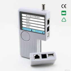 Noyafa lan tester NF-3468 za RJ11/ RJ45/ USB/ BNC baterija 9V 6F22 ( 012-0105 ) - Img 1