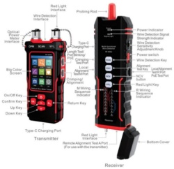 Noyafa  NF-859GT Tester za više kablova za Ethernet i vlakna sa jedinstvenim prijemnikom, VFL, PoE-4