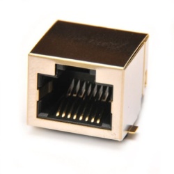 OEM Utičnica RJ45 SMD u metalnom kućištu ( RJ45-008 )