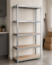 Office Elegante metalna polica 180 × 90 × 30 cm - 5 nivoa Nosivost 875 kg ( OE-MS-1809030 )