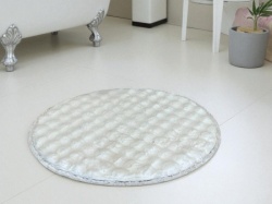 Okrugla Prostirka za kupatilo fi 100cm Bela boja ( VLK000198-belaboja )