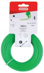 Oregon 69-380 silk za trimer, okrugli zelen 2.7mm x 15m ( 064877 )