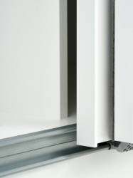 Ormar 150x200 sa ogledalom bela -4