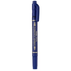 Pentel marker n-75 twintip 0.3/1.2 plavi ( p.n75c )