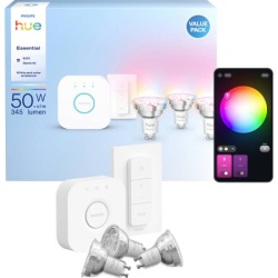 Philips 929004235709 hue esential led sijalica wca 345 gu10 set 3/1+ bridge + dimer switch ( 21793 )