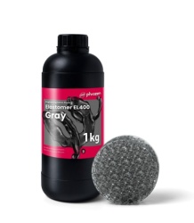 Phrozen elastomer el400 gray 1000g v2.5 uv rezin ( 091-0010 )