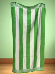 Plažni peškir "Lime Stripe" 160x83 cm – 100% pamuk A12 ( VLK000668-"Lime Stripe" )