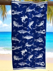 Plažni peškir "Shark" – 90x170 cm, 100% pamuk B17 ( VLK000680-sharka17 )