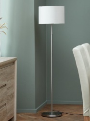 Podna lampa V145cm bruš. čelik-6