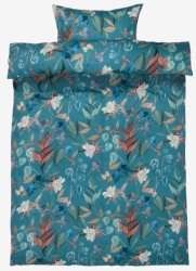 Posteljina saten 140x200 plava