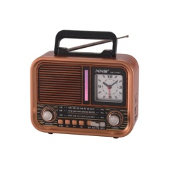 Prenosni retro RGB Bluetooth radio + sat 7778BT/B ( NS-7778BT/B )