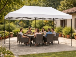 Progarden 3x6x3 gazebo tenda 005 bela