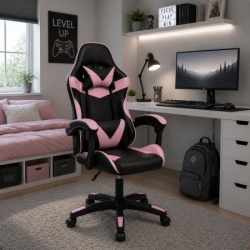 Proizvod sa nedostatkom - OUTLET - Gejmerska stolica cyberkid oc-810 pink ( 0000543 )