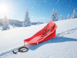 Prosperplast Topo sanke sa sigurnosnim pojasom - Crvene