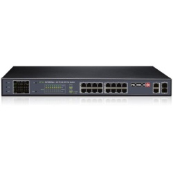Provision 16-port PoE switch 10/100+2RJ45+2SFP,CCTV Mode,250W ( poes-16250cl+2g+2sfp )